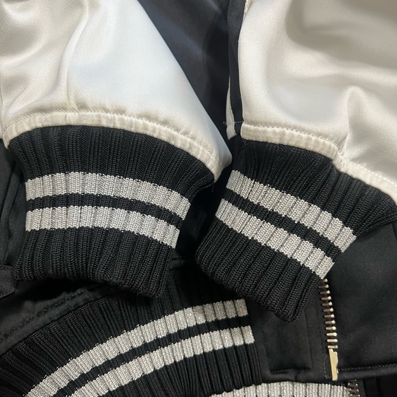 Off white & black Satin Virgil Abloh Jacket - Picture 7 of 12
